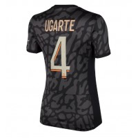 Camiseta Paris Saint-Germain Manuel Ugarte #4 Tercera Equipación Replica 2023-24 para mujer mangas cortas